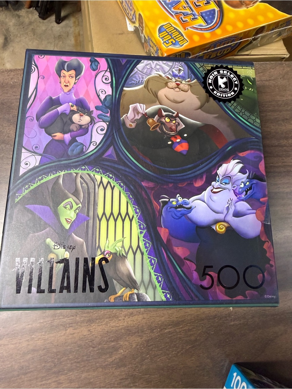 Disney Villains Puzzle Box – Purple, Black & Green Artwork